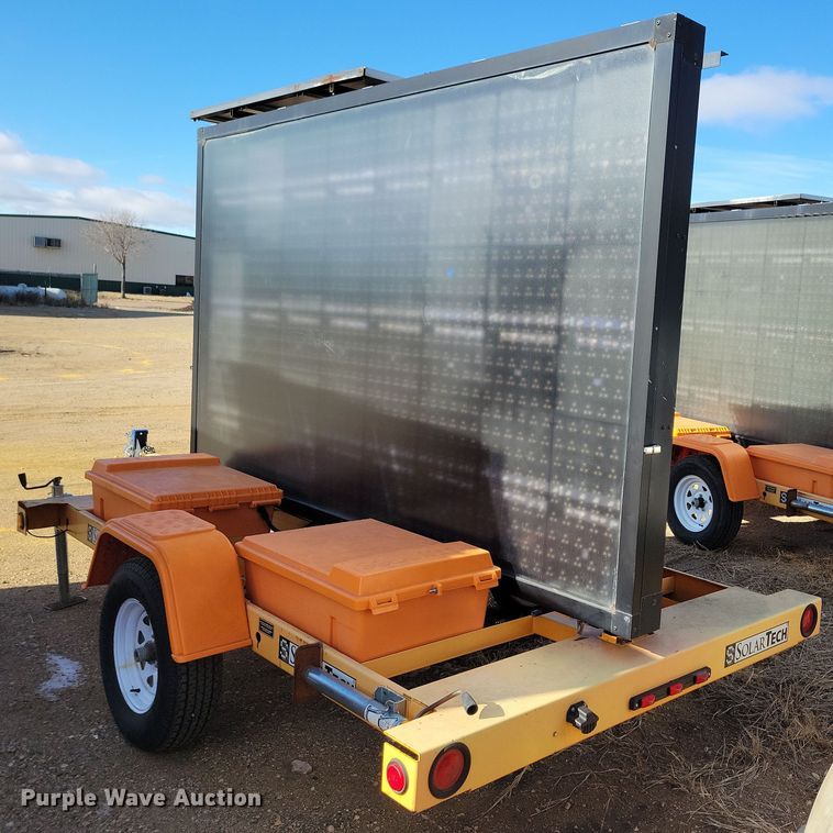 image for item DN3680 (2) 2012 Solar Tech message board trailers
