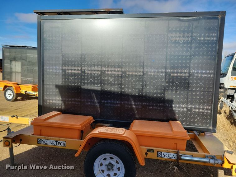 image for item DN3680 (2) 2012 Solar Tech message board trailers