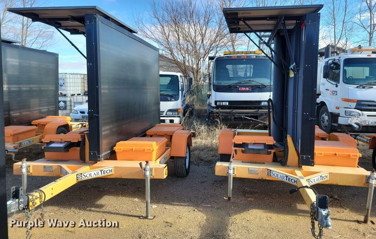 image for item DN3681 (2) 2012 Solar Tech message board trailers