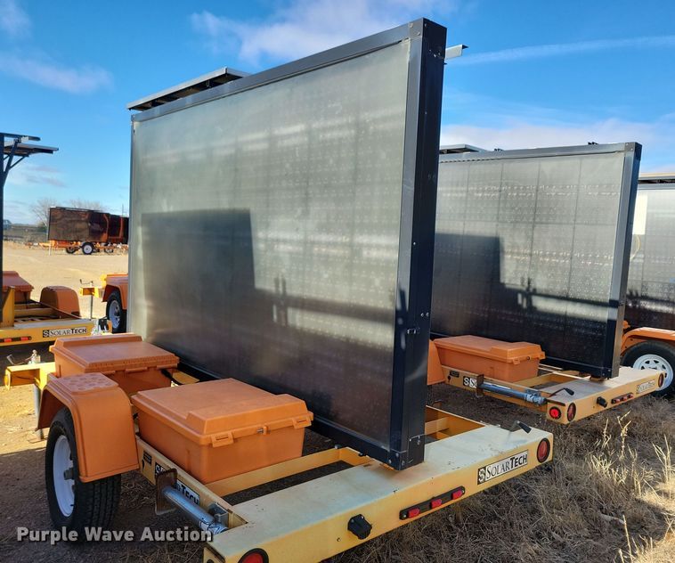 image for item DN3681 (2) 2012 Solar Tech message board trailers