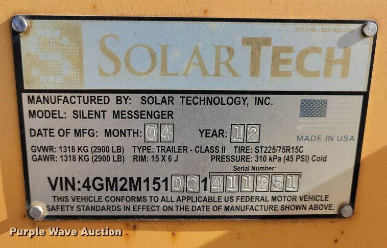 image for item DN3683 (3) message board trailers