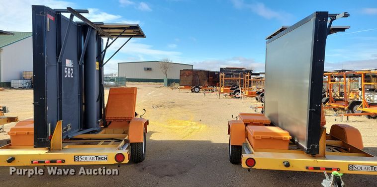 image for item DN3684 (2) message board trailers