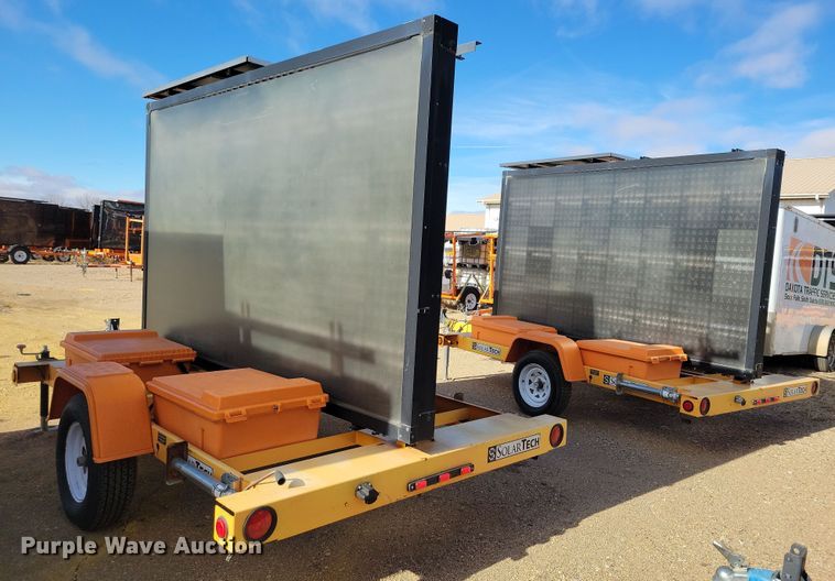image for item DN3684 (2) message board trailers