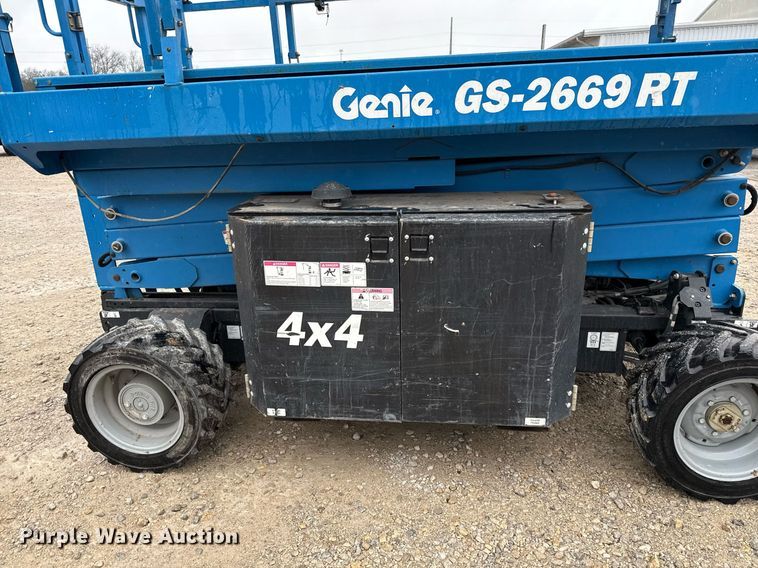 image for item DO2654 2018 Genie GS-2669 RT scissor lift