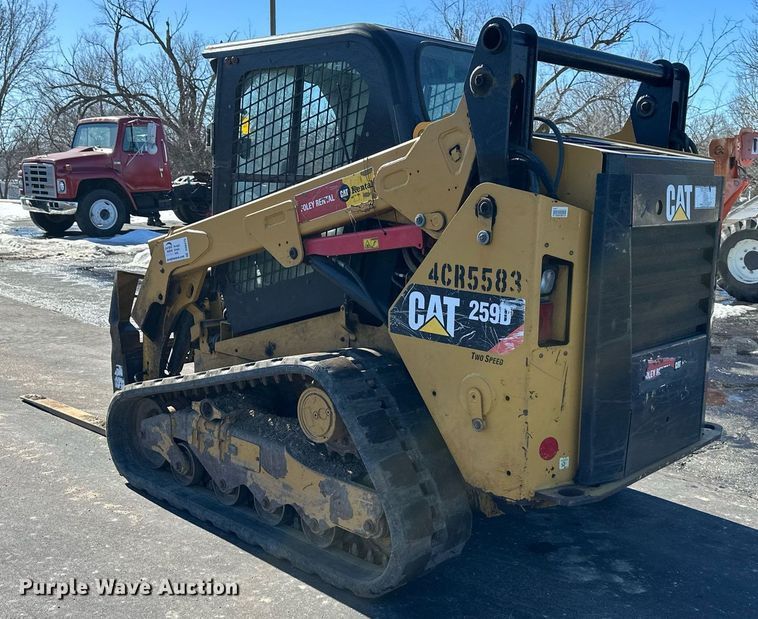 image for item DQ6575 2014 Caterpillar 259D  tracked skid steer loader