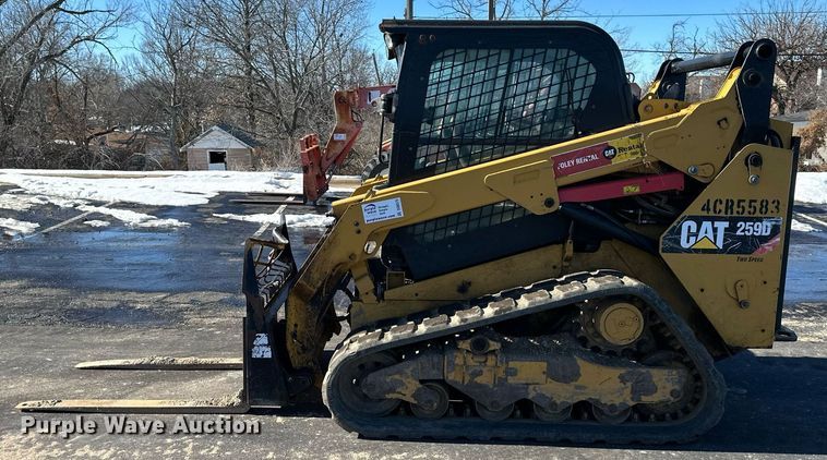 image for item DQ6575 2014 Caterpillar 259D  tracked skid steer loader