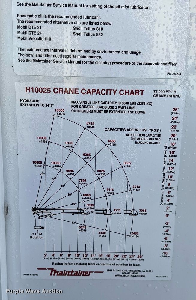 image for item DQ6595 2016 Kenworth T370 utility / service truck