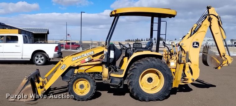 image for item DV6638 2005 John Deere 110 backhoe