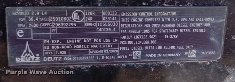 image for item DV6640 2021 Vermeer PD10 pile driver