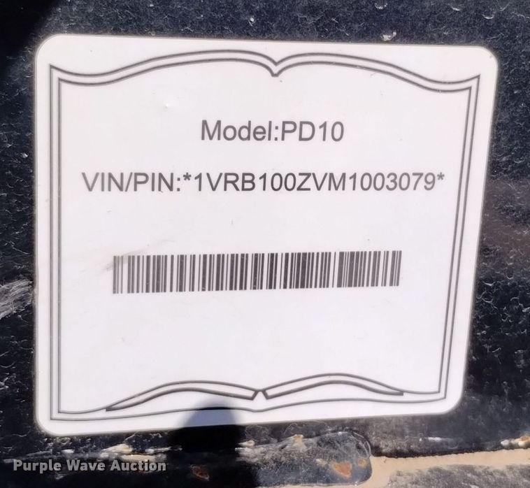 image for item DV6640 2021 Vermeer PD10 pile driver