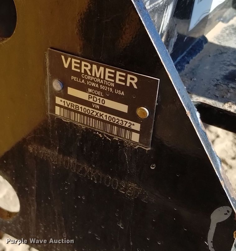 image for item DV6648 2019 Vermeer  PD10 pile driver