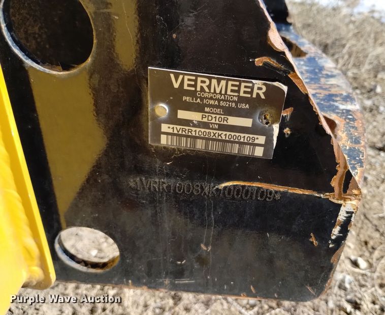 image for item DV6650 2019 Vermeer  PD10R pile driver