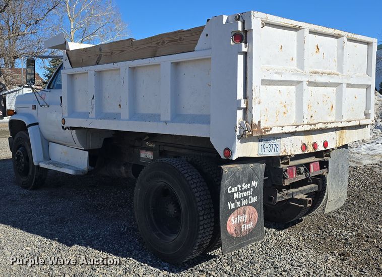 image for item DW3085 1989 GMC C6500 dump truck