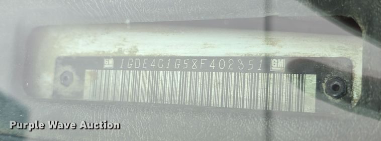 image for item DW3088 2008 GMC C4500 flatbed truck