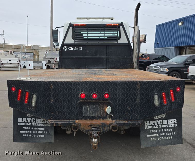 image for item DW3089 2013 International DuraStar 4300 flatbed truck