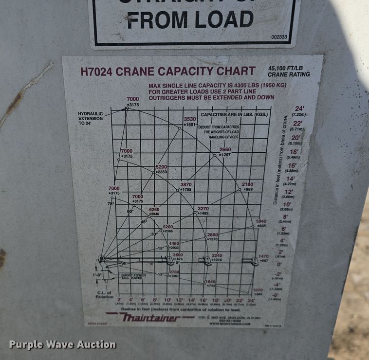 image for item DW3092 2017 Ford F550 Super Duty XL utility / service truck