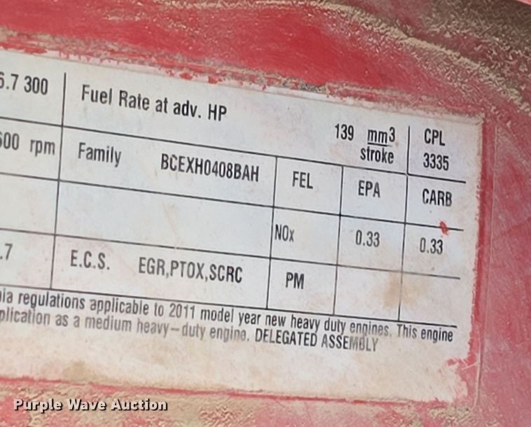 image for item DW3093 2011 Ford F750 Super Duty XLT utility / service truck