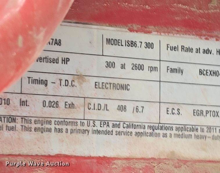 image for item DW3093 2011 Ford F750 Super Duty XLT utility / service truck