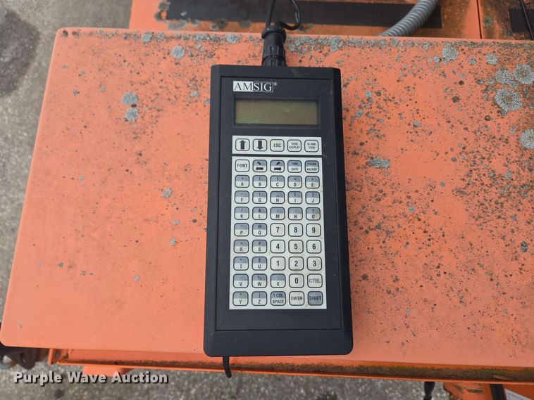 image for item EC3980 American Signal message board trailer 