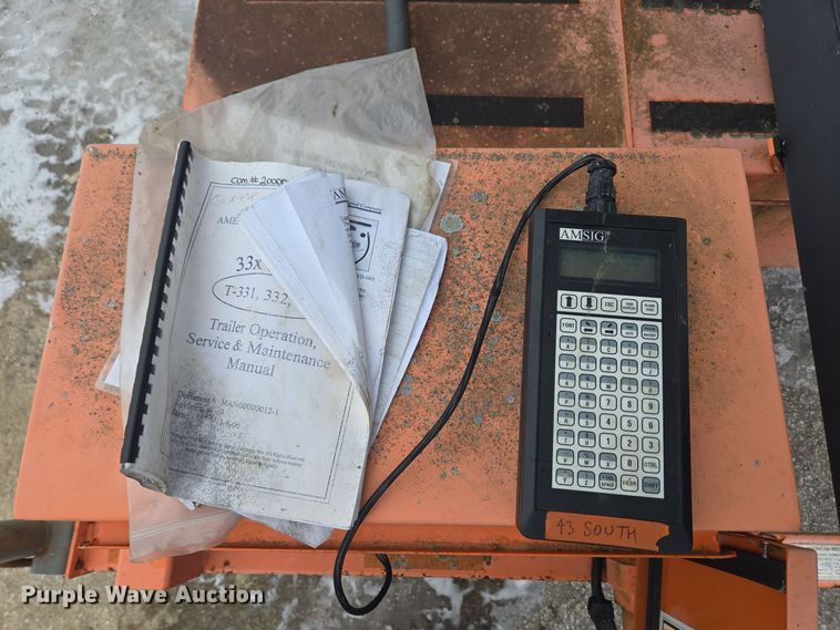 image for item EC3981 American Signal message board trailer 