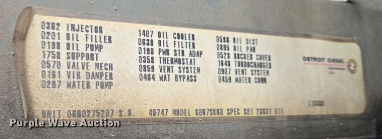 image for item EC3982 1996 Freightliner FLD120 vacuum truck