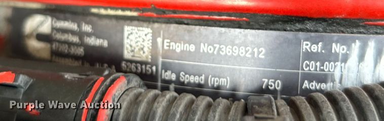 image for item EG0736 2015 Freightliner  114SD sewer jetter truck