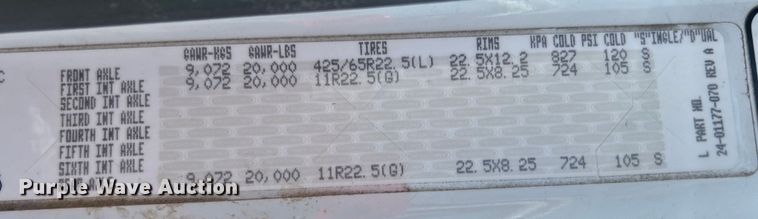 image for item EG0736 2015 Freightliner  114SD sewer jetter truck