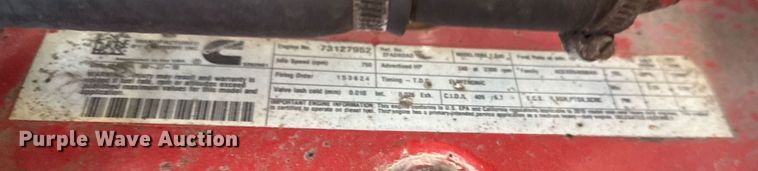 image for item EG2238 2011 Ford F750 Super Duty chipper truck