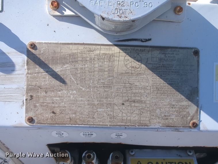 image for item EG2281 2009 Ford F750 Super Duty digger derrick truck