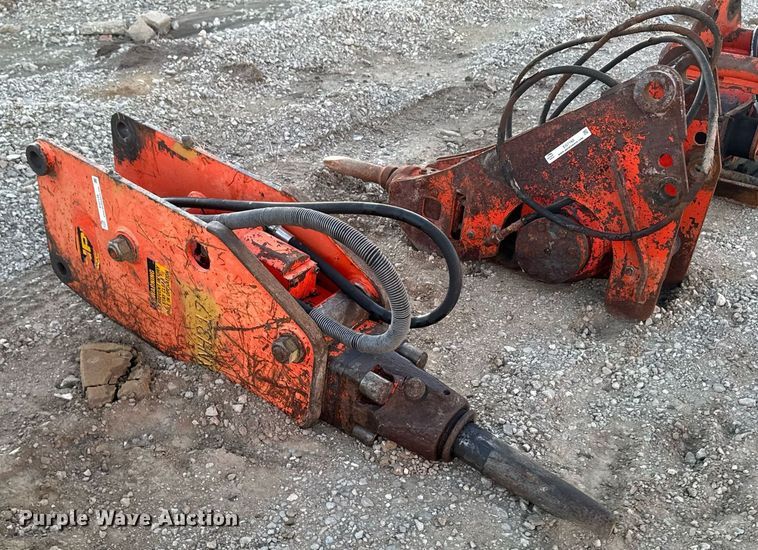 image for item EG7160 (2) NPK Construction Equipment H-4XE breakers