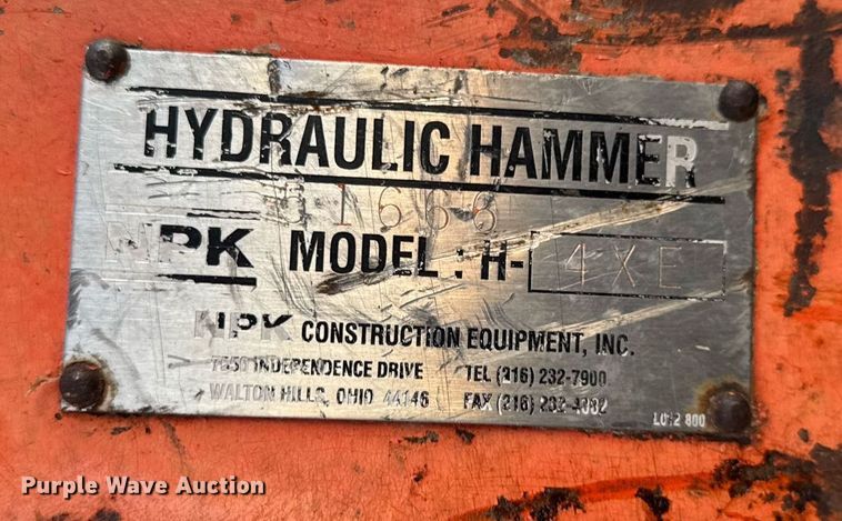 image for item EG7160 (2) NPK Construction Equipment H-4XE breakers