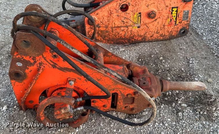 image for item EG7160 (2) NPK Construction Equipment H-4XE breakers