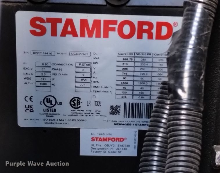 image for item EH0124 2022 Gillette SPJD-2100-3-2-2 generator