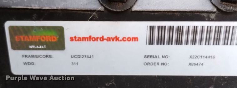 image for item EH0124 2022 Gillette SPJD-2100-3-2-2 generator