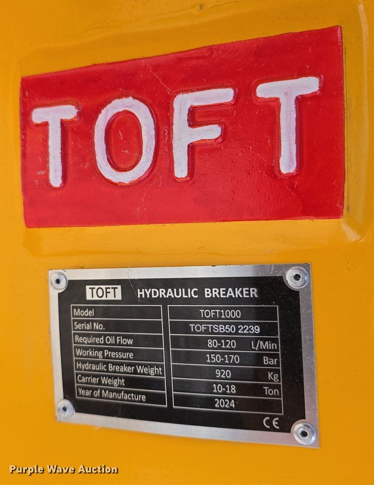 image for item EH8541 2024 Toft 1000 breaker