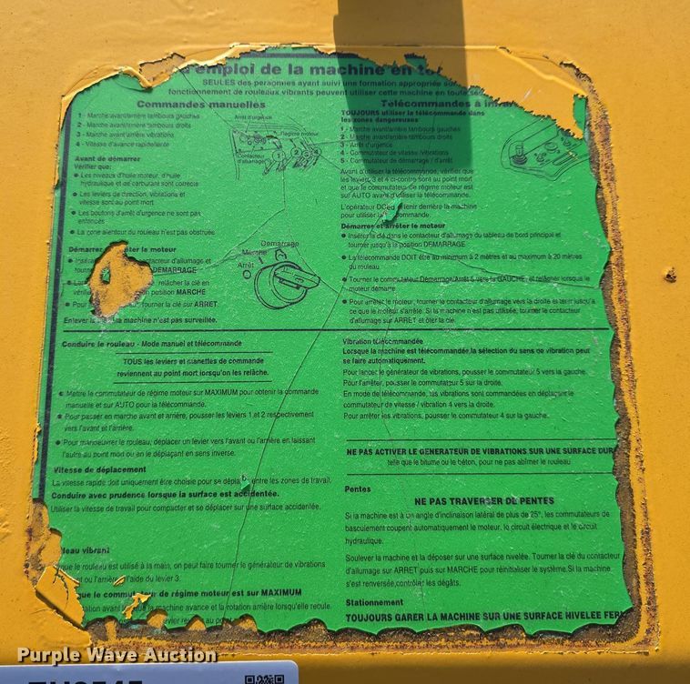 image for item EH8545 Benford BTR851 trench compactor