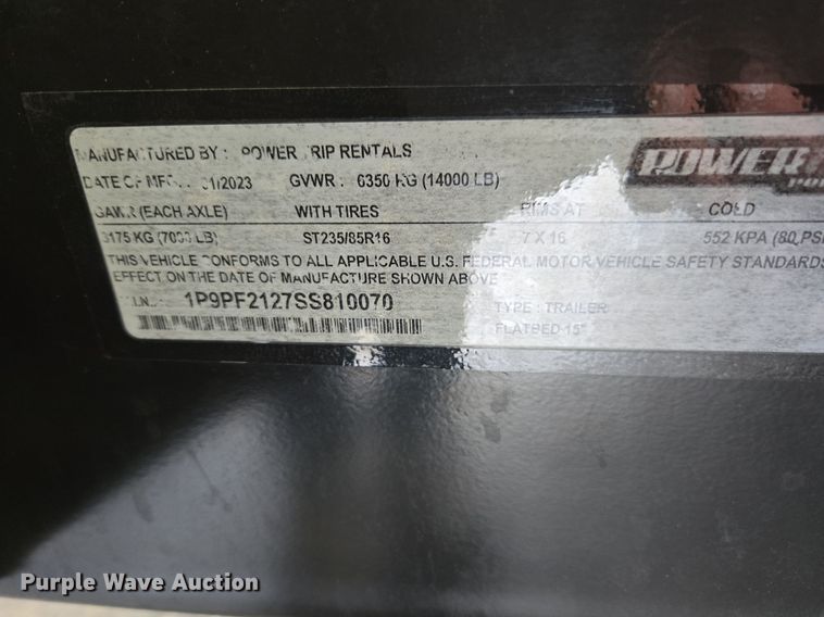 image for item EI4151 2023 Gillette SPJD-2100-3-2-2 generator