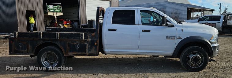 image for item EI8809 2016 Dodge Ram 5500HD Crew Cab flatbed truck