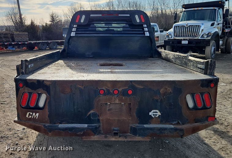 image for item EI8809 2016 Dodge Ram 5500HD Crew Cab flatbed truck