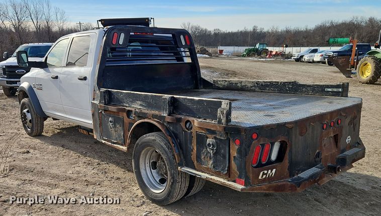 image for item EI8809 2016 Dodge Ram 5500HD Crew Cab flatbed truck