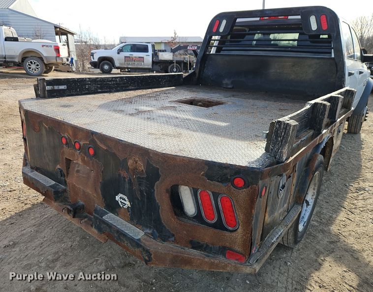 image for item EI8809 2016 Dodge Ram 5500HD Crew Cab flatbed truck
