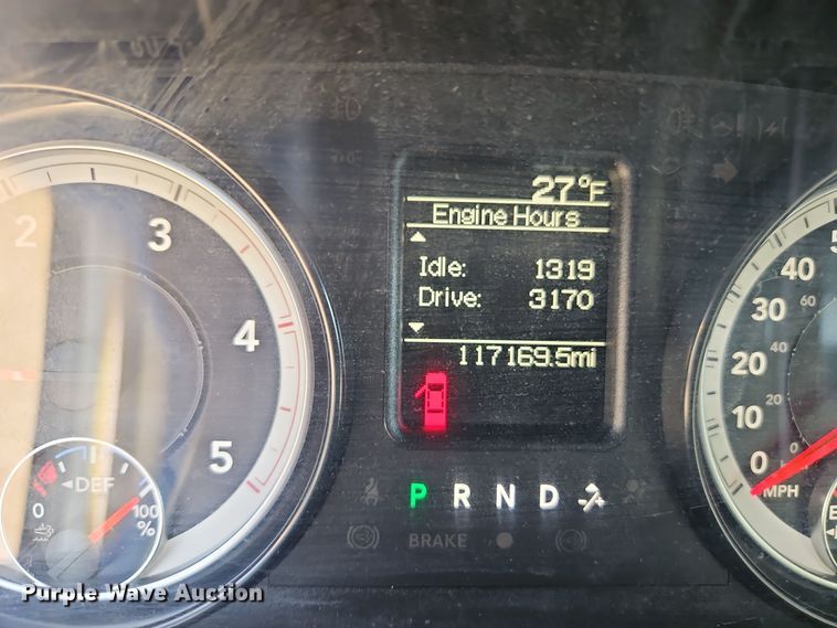 image for item EI8809 2016 Dodge Ram 5500HD Crew Cab flatbed truck