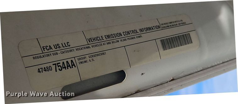 image for item EI8809 2016 Dodge Ram 5500HD Crew Cab flatbed truck