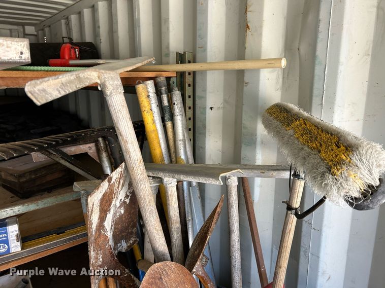 image for item EK2577 Shipping container with concrete tools