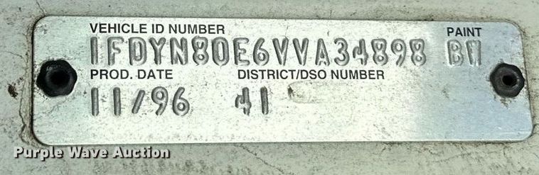 image for item EN2561 1997 Ford Louisville  sewer jetter truck