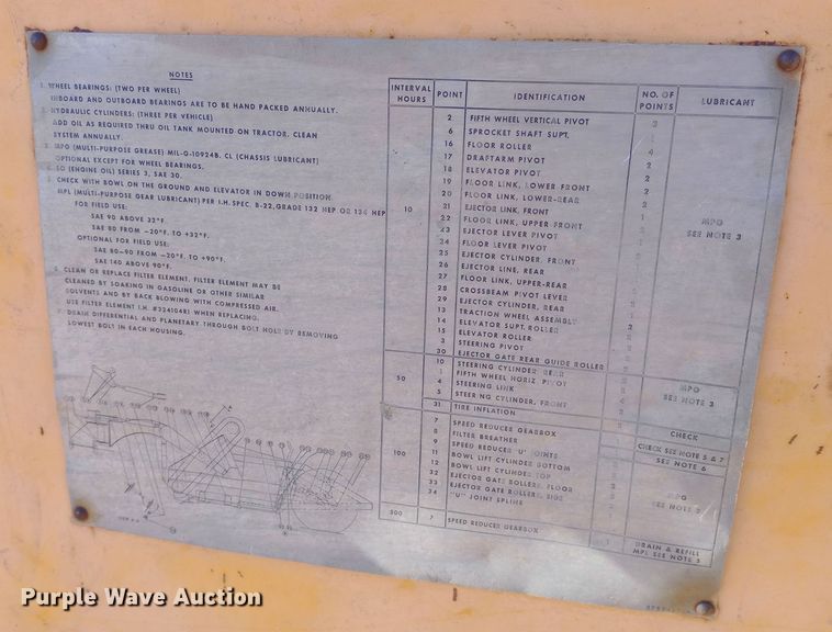 image for item EO0547 1967 International E200 elevating scraper