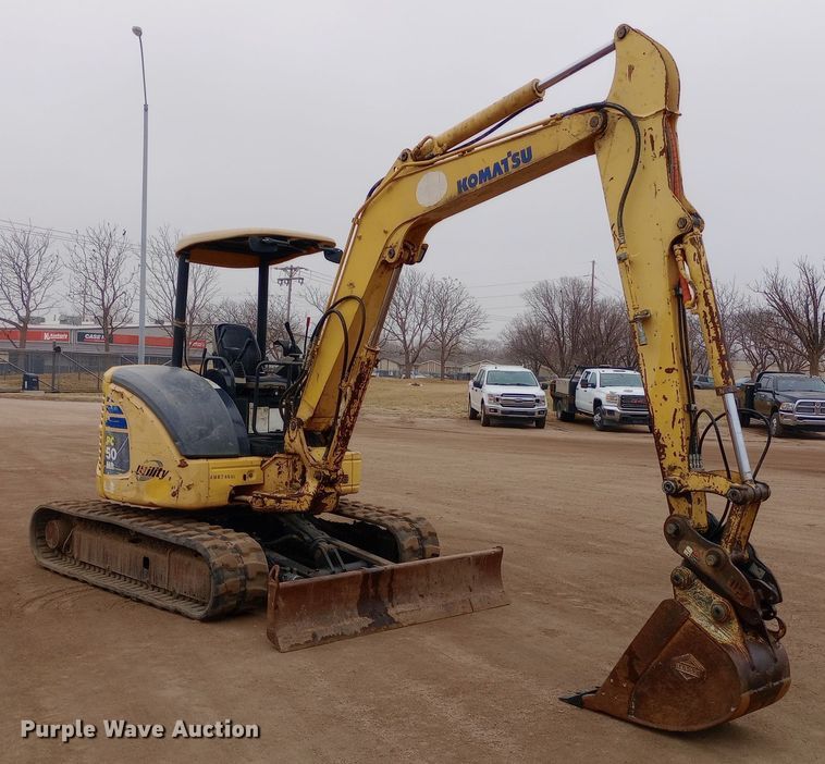 image for item EO0554 2008 Komatsu PC50MR-2 mini excavator