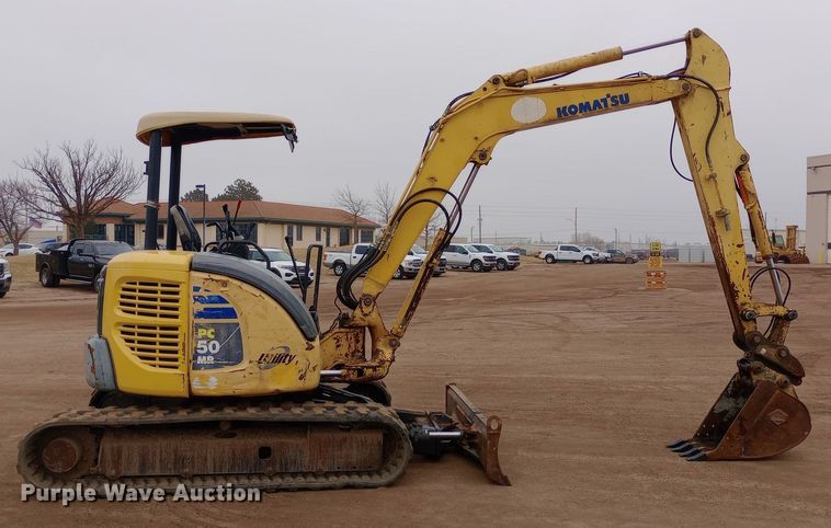 image for item EO0554 2008 Komatsu PC50MR-2 mini excavator