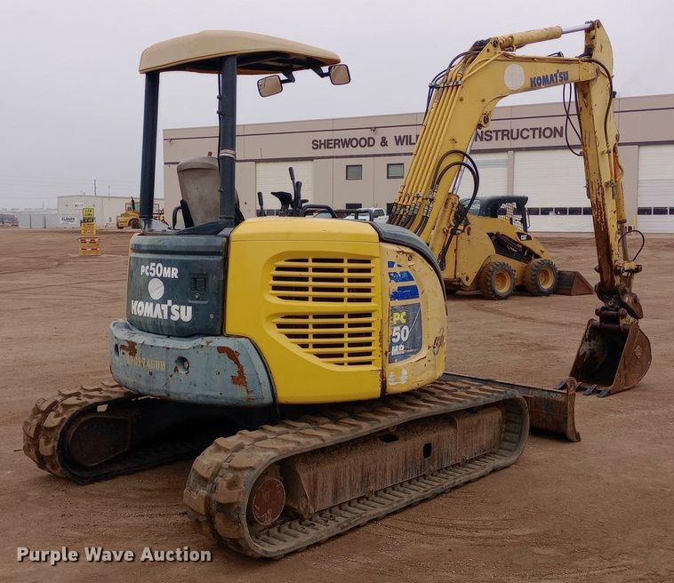 image for item EO0554 2008 Komatsu PC50MR-2 mini excavator