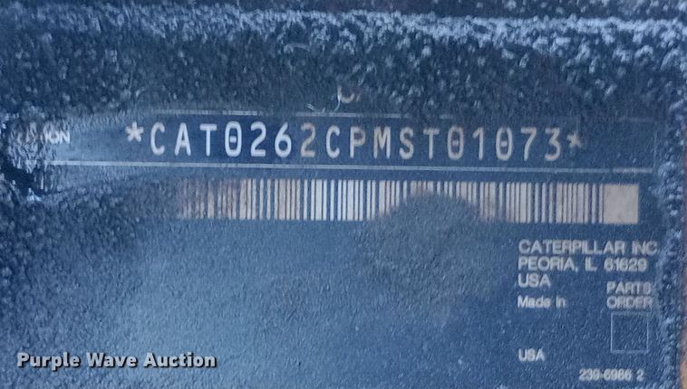 image for item EO0556 2008 Caterpillar 262C skid steer loader